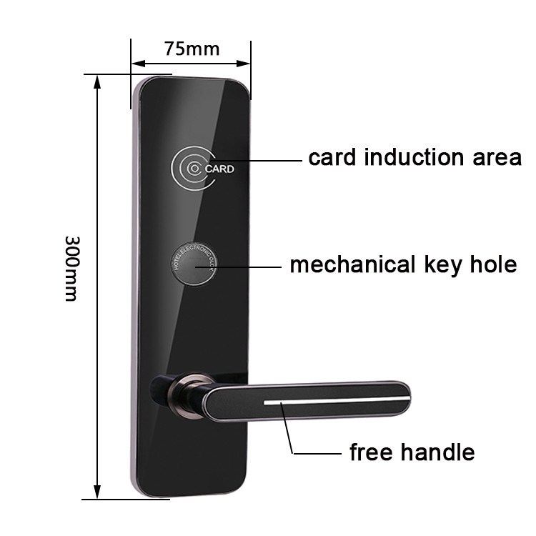 FCC Digital Hotel key card access door locks With Card Encoder