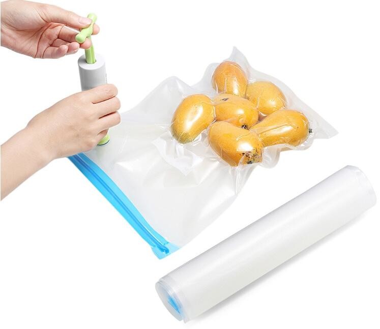 vacuum sealer storage bag Heat seal laminated transparent vacuum plastic food packing bags for sausage, BAGPLASTICS. BAG
