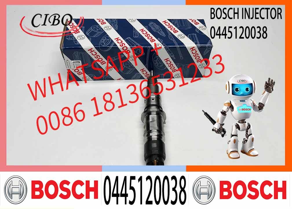 High Quality Diesel Engine Parts 0 445 120 037 0445120037 Truck Injector 6L ISLE QSL9 Common Rail Fuel injector for Cumm