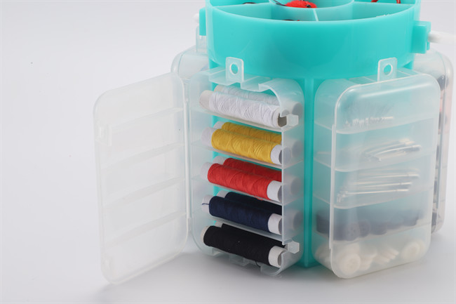 diy box sewing kit set 210 PCS Plastic Basket Large Size Household Sewing Kit Needle And Thread Tools