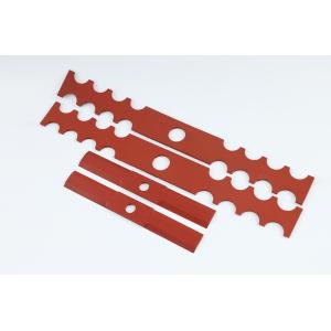 Buy cheap Red MVO Custom Rubber Gaskets , Elastic Ring Joint Gasket Special Shape product