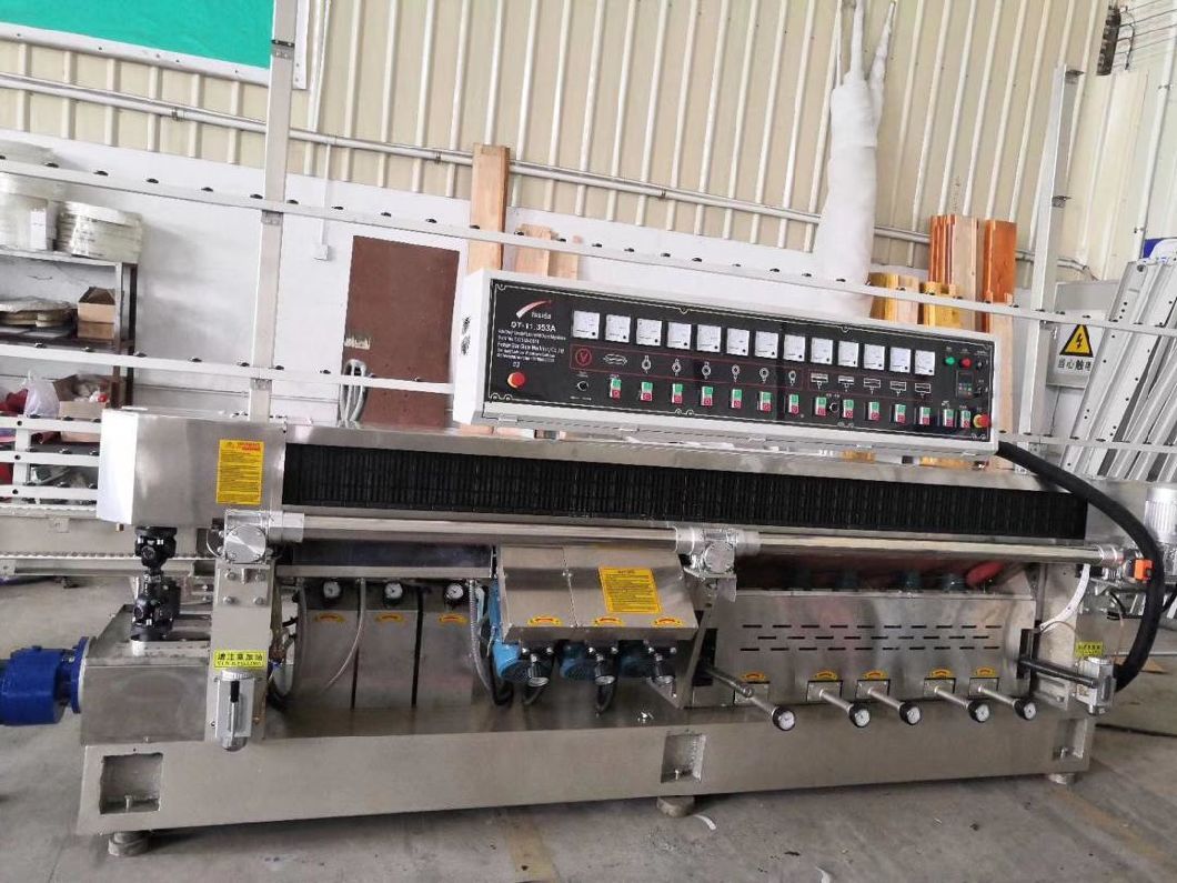 Mirror Glass Processing Straight Line Polishing Grinding Edging Beveling Machine