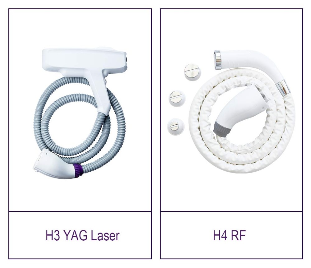 Pigment Reduction IPL RF Beauty Equipment 2500w Output Power 4 - 8mm YAG Spot Diameter