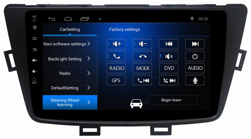 Ouchuangbo car head unit dual zone gps navi for Baic Senova X55 2015 with USB SWC Bluetooth wifi android 8.1 system