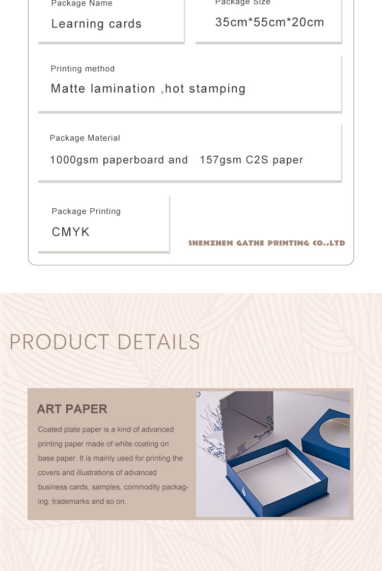Rigid White Cardboard Custom Gift Candle Box Luxury Logo Printed