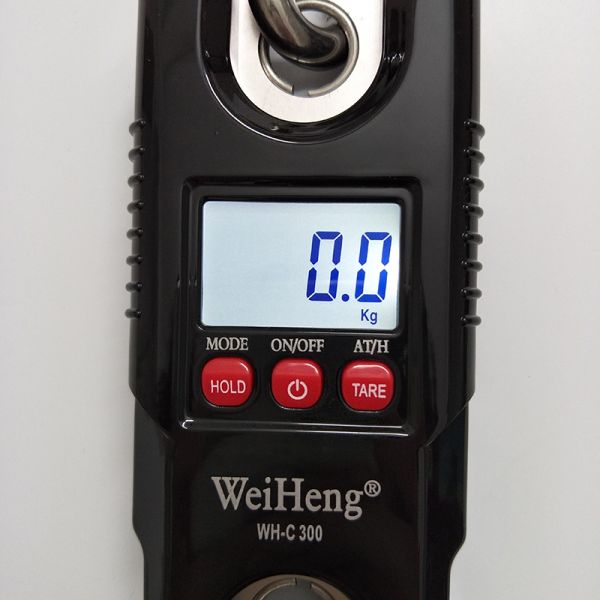 Hanging Scale Portable Electronic Digital Crane Scale 300kg 660lbs Capacity ABS Material LCD/LED Display OEM Customizable
