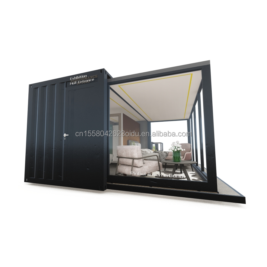 Galvanized Steel Square Tubes Used in Modern Design Portable 20FT 40FT Container House for Outdoor