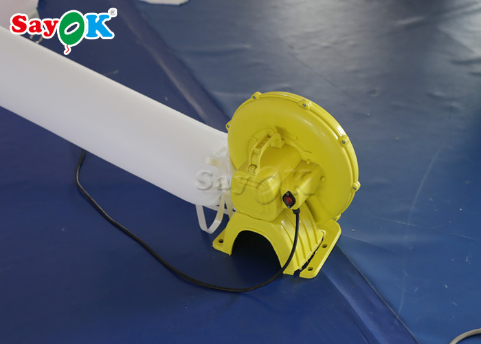 Inflatable Lawn Tent White Oxford Cloth Inflatable Channel Tent 6*3*3mH For Sports Competition