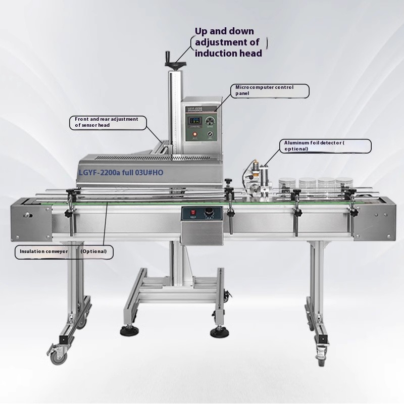 LGYF-2200 Automatic Induction Sealer Sealing Bottle Aluminum Foil Continuous Induction Sealer