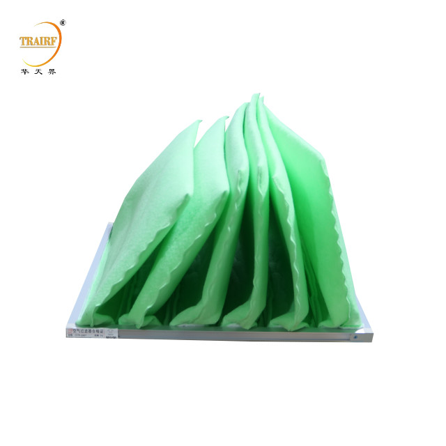 Type F6 Industrial Green White Paint Booth Stop Filter for Air Conditioning