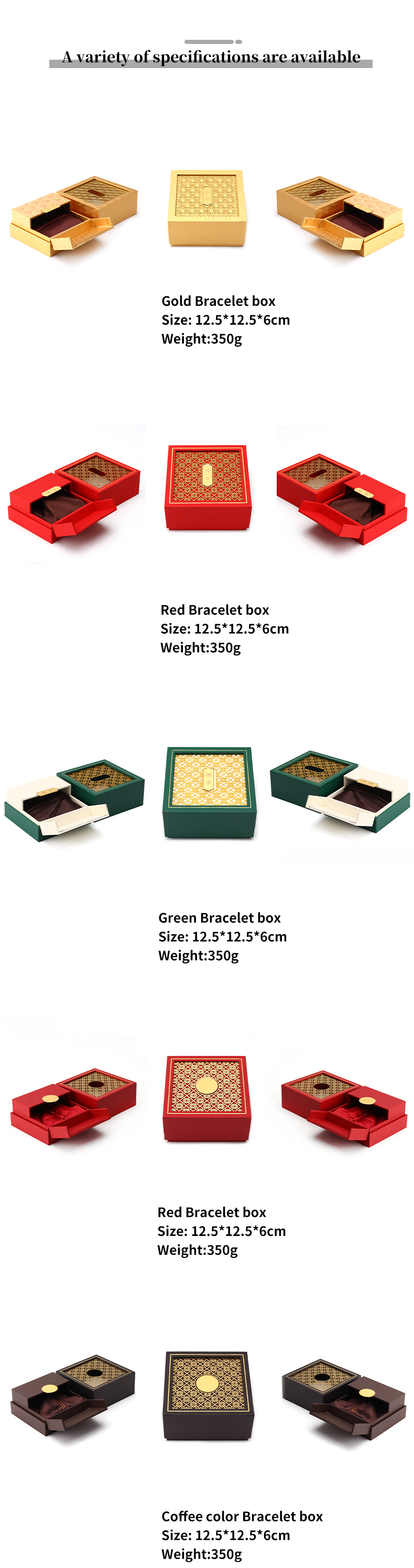 Ancient Style Cardboard Paper Jewelry Packaging Box with Textured Decor