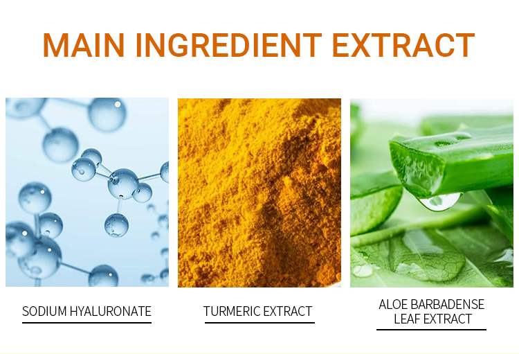 Tumeric Moisturizing Skin Care Face Wash Organic Turmeric Facial Wash Deep Cleansing Oil Control Turmeric Gel Cleanser