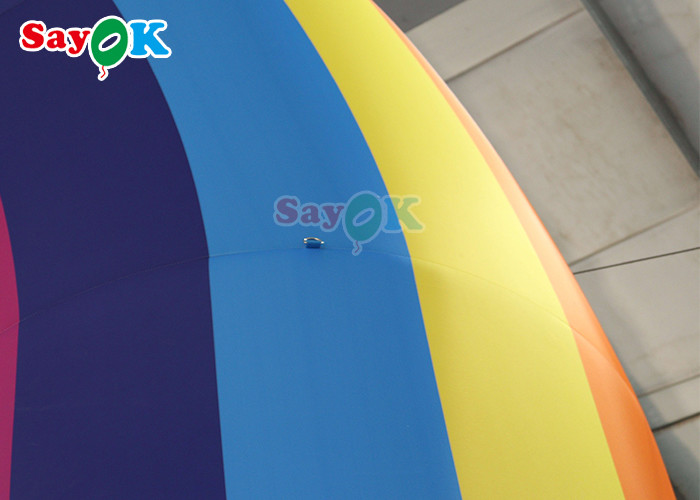 Rainbow Inflatable Arch Colorful Advertising Blow Up Gate For Decoration