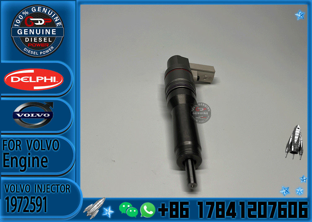 Good Quality Common Rail Fuel Injector BEBJ1D00003 1972591 for DAF PACCAR MX13-MX10