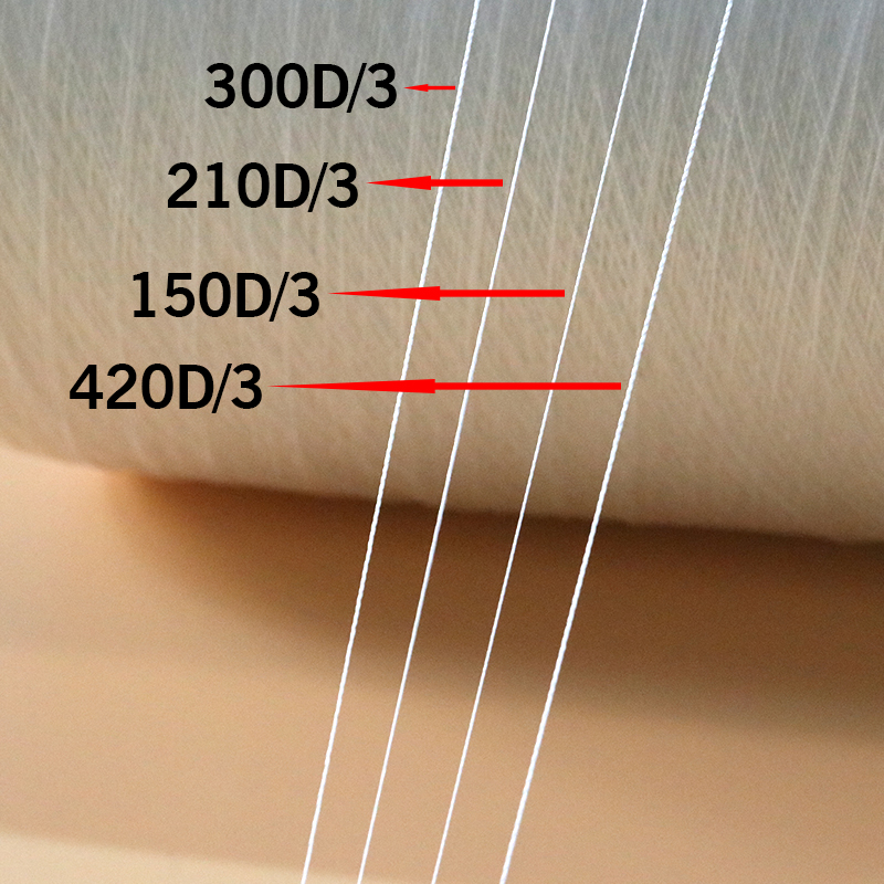 White 150D/3 1.6kg High Tenacity Polyester Yarn Suitable for Various Applications