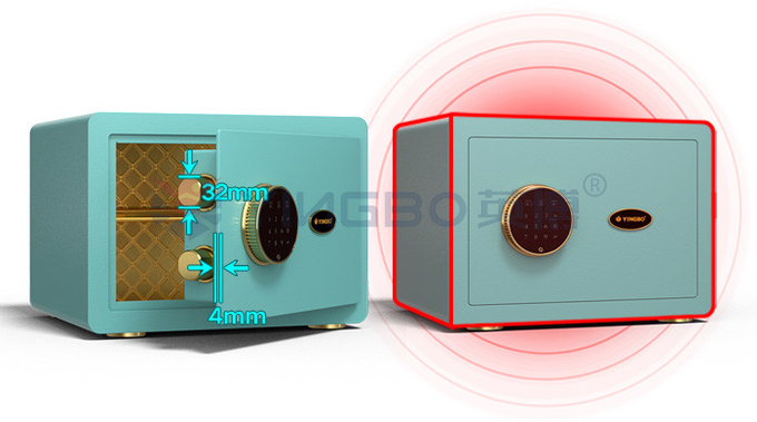 Solid Steel Home Safe Box H25 Thickness Customized OEM Service