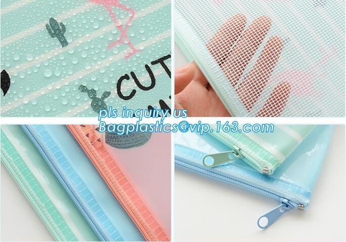 Boys girls solid color large capacity canvas pencil bag case, stationery pencil bag pen case school supplies pencilcase