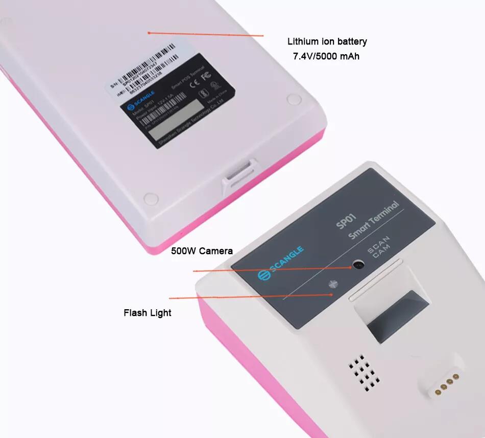 Barway SP01 5.5 Inch Android Handheld POS Terminal Fits Lottery Tickets POS Machine