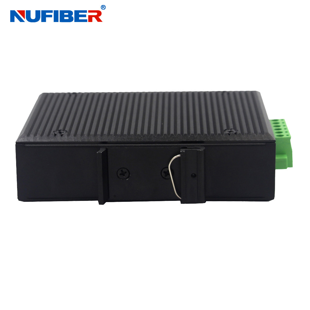 4x10 / 100 / 1000M POE Media Converter POE Port to SFP Slot Gigabit 48V