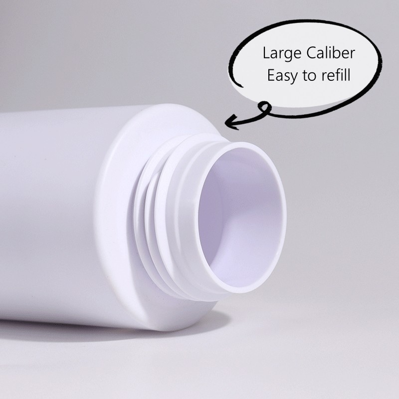 100ml 150ml PET Frosting Plastic Foam Pump Bottle For Facial Cleanser Cleansing Mousse