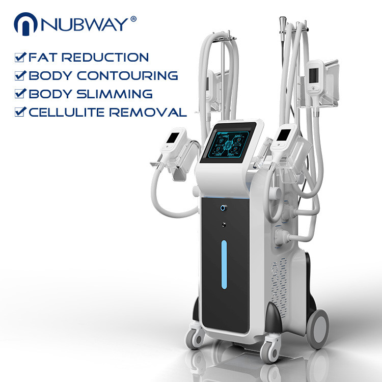 4 handles same time working cool sculpting fat removal machine