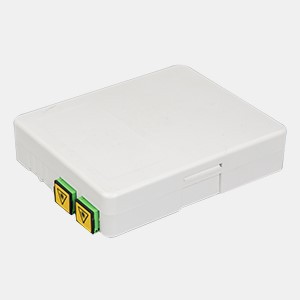 300 3 1 Core Fiber Wall Outlet Box / Fiber Termination Box For FTTH Networks