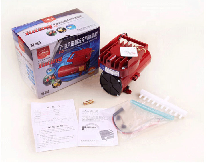 Silent 12v Aquarium Air Pump For Fish Tank Rechargeable Mini Oil - Free Motor Aeration Air Aerator