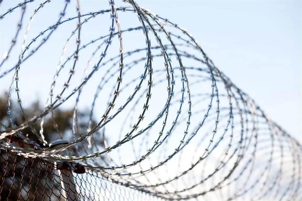 Excellent Flat Wrap Razor Barbed Wire For Government Buildings