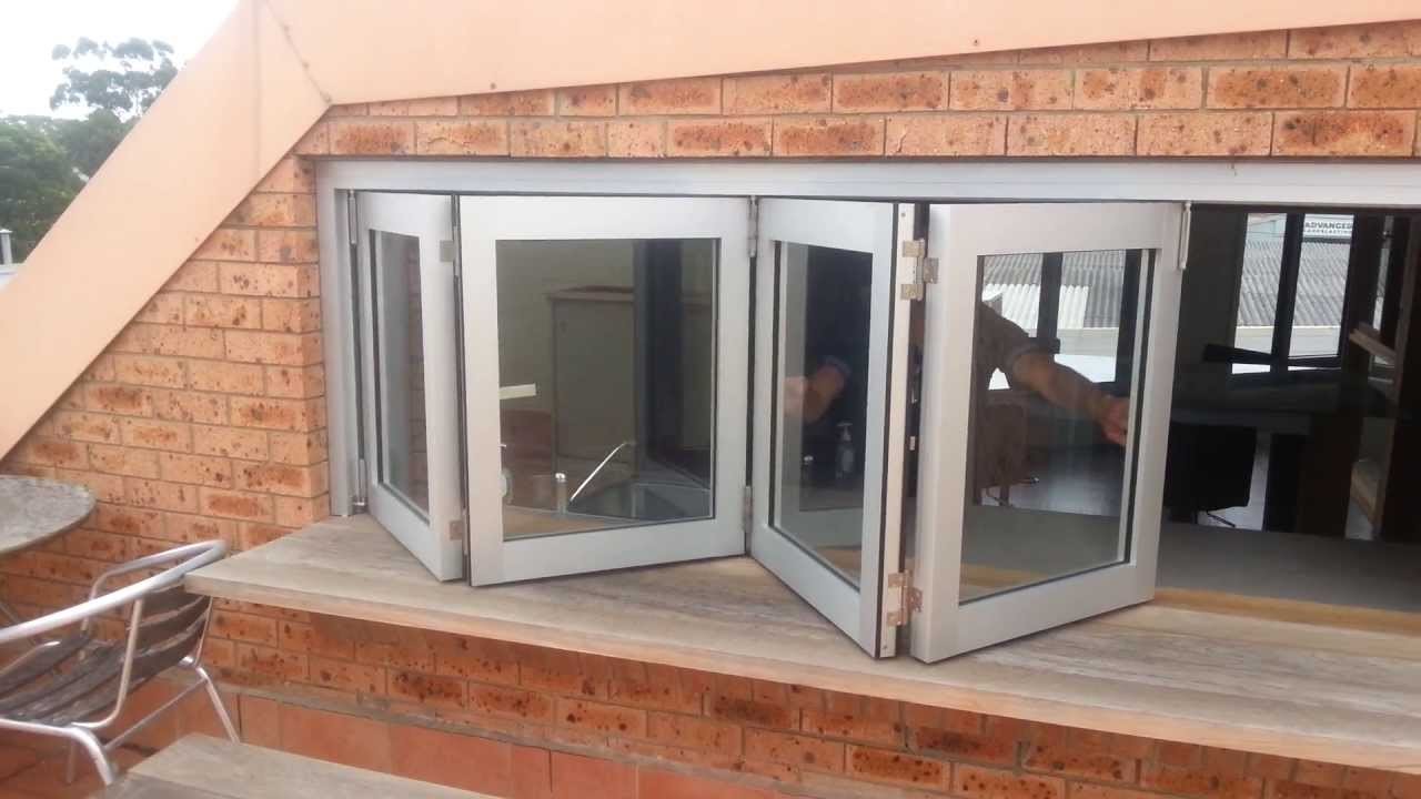 corner bi fold door,exterior bi fold door,soundproof bi-fold door,bi-fold aluminum door