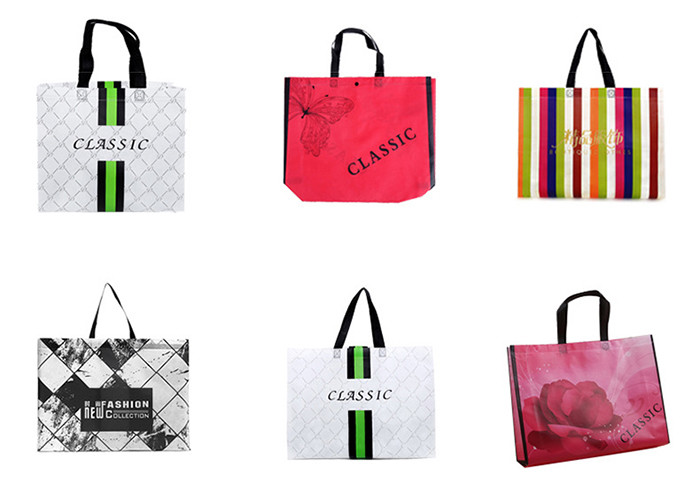 Environmentally friendly coated foldable non-woven handbags non-woven bags with customer logo