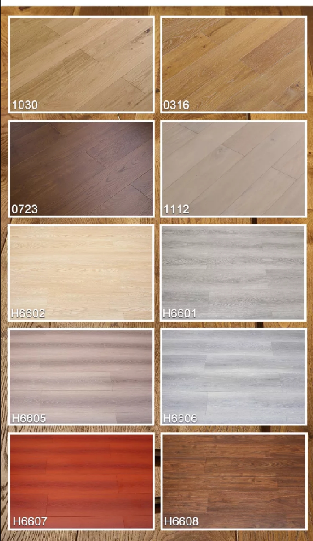 Modern Design Style Wire Brushed Oak Engineered Wooden Flooring with Free Sample