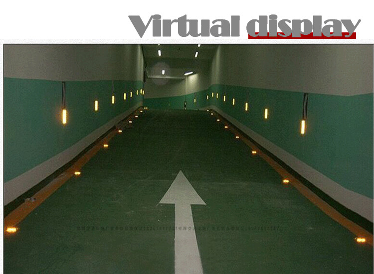 PMMA Traffic Rectangle Guardrail Single Side Reflective Delineator 180 X 40mm