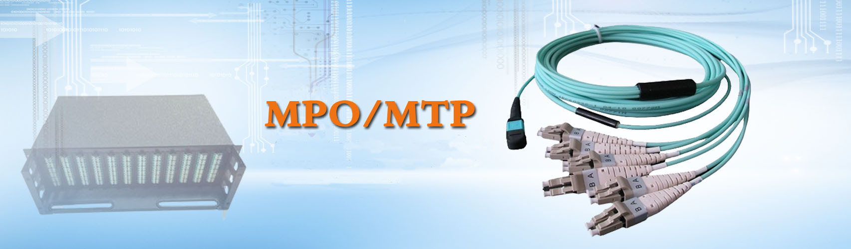 Data Centre 1m MTP MPO Patch Cord Female To Female 12 Fibers SM OM3 OM4 USCONEC