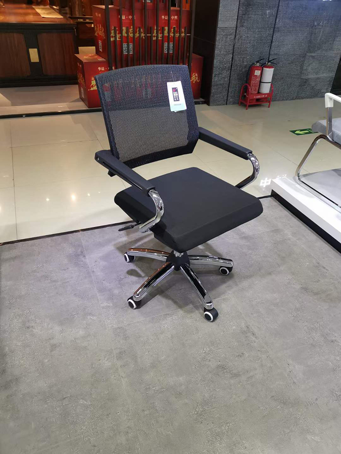 Durability and Functionality in One Adjustable Swivel Blue Mesh Office Chair with Wheels