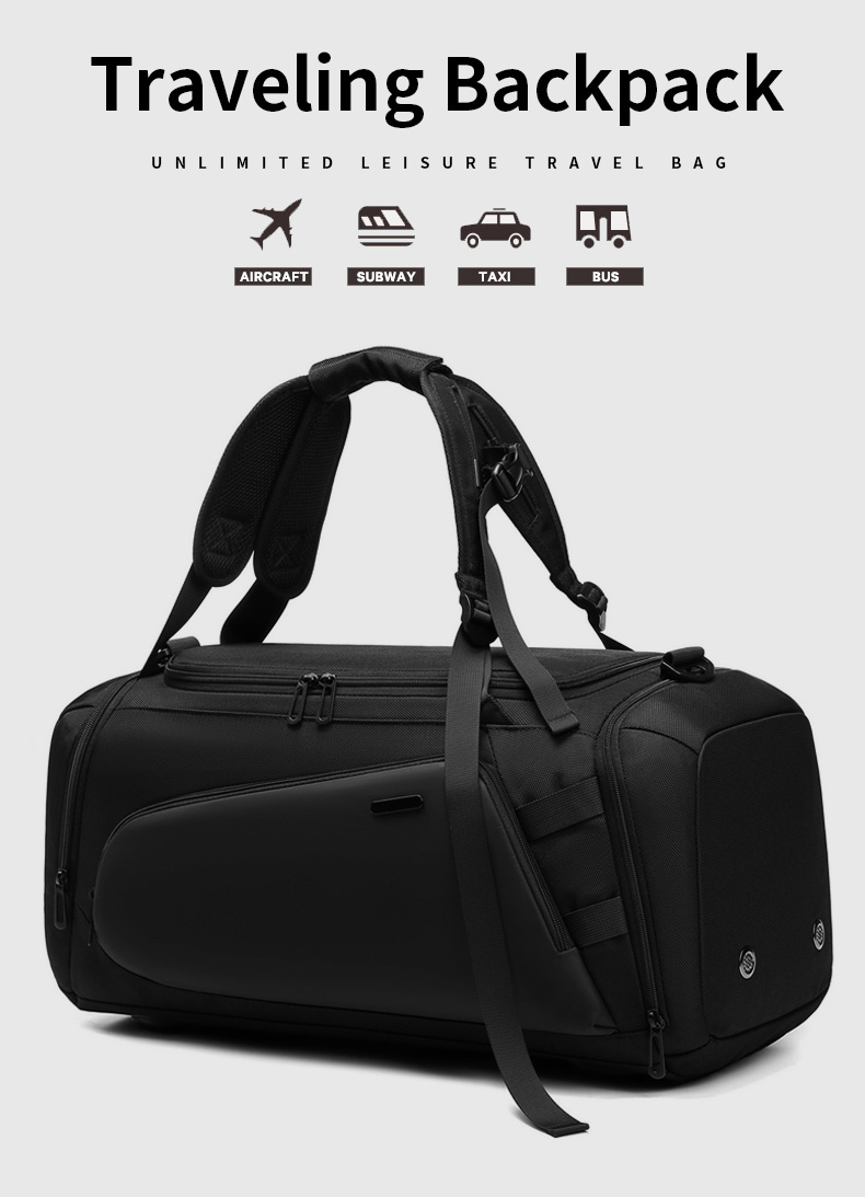 Customization Travel Duffle Bag Multi Function Rich Compartment