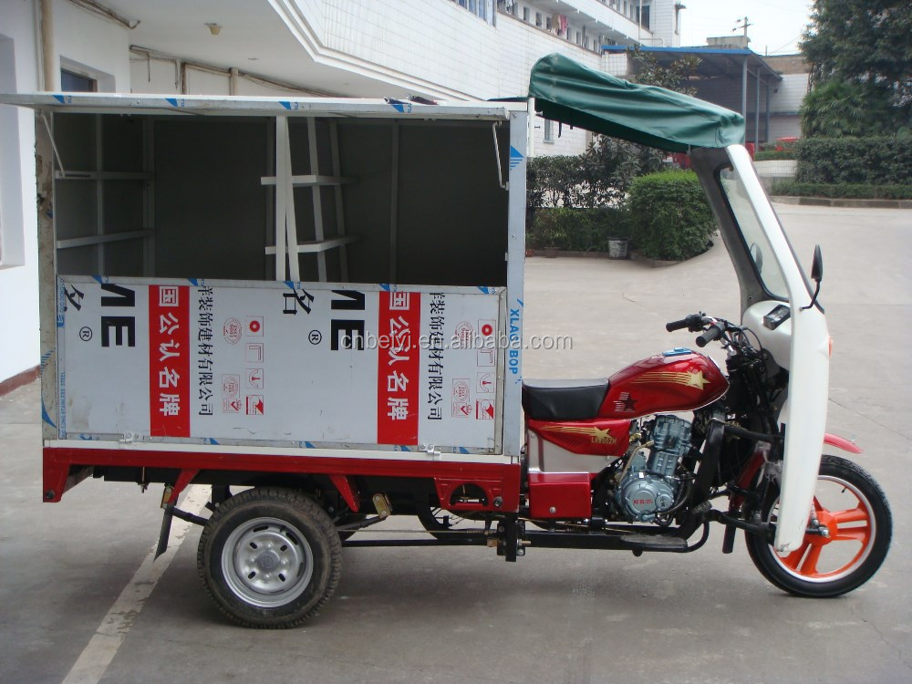 Dayang Gasoline Van Tricycle with 10-20L Fuel Tank Capacity and High Grade Ability ≥25°