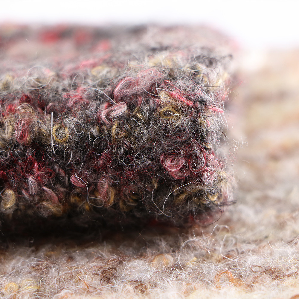 Elastic 1/4.5NM Recycled Wool Yarn For Knitting Sweaters And Scarves