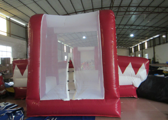 72 Square Meters Inflatable Soccer Game , UV Resistance Inflatable Football Field