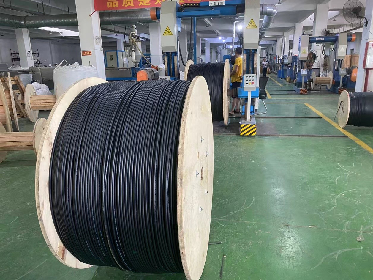 Adss Single Mode Aerial Fiber Optic Cable 6 8 12 24 48 Core Cable Adss G652D G657A1 Outdoor Optica Fiber Cables