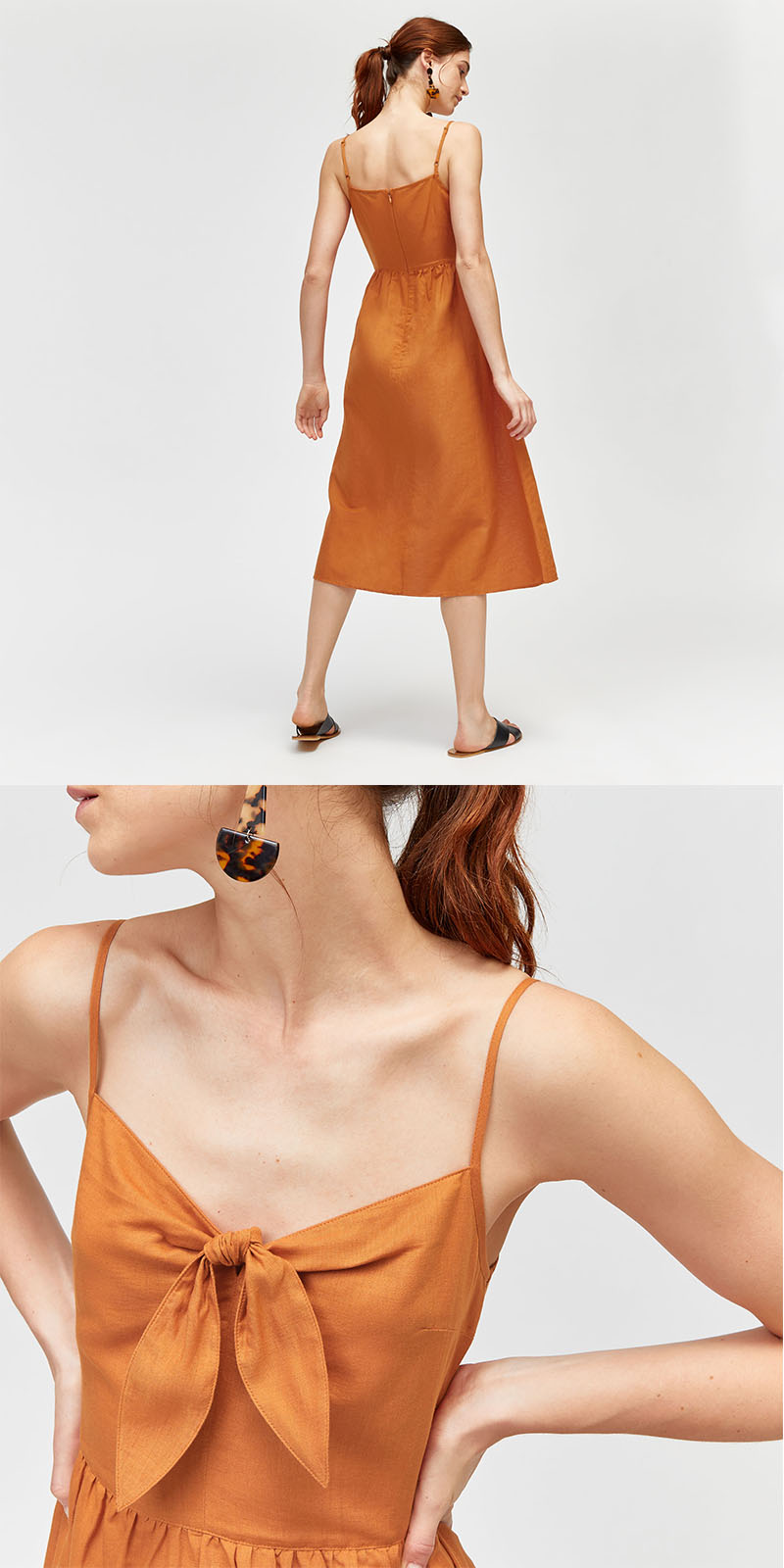 Boho Summer Dresses Design Women Spaghetti Strap Maxi 100% Linen Dress