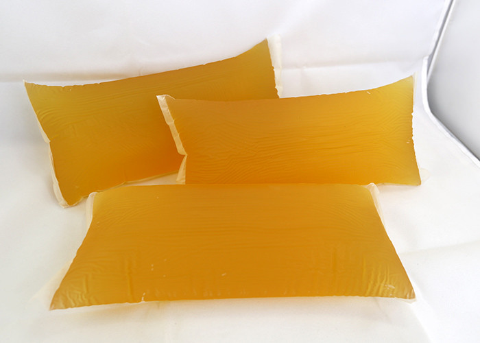 Yellow Transparent Solid Hot Melt Adhesive For Hygienic Products Baby Diapers