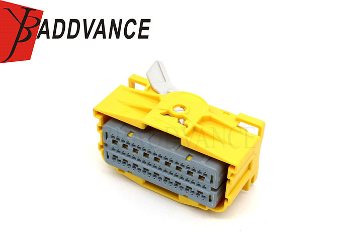 54 Way Female Sealed Yellow D Elphi Connector For Auto Available As Harness