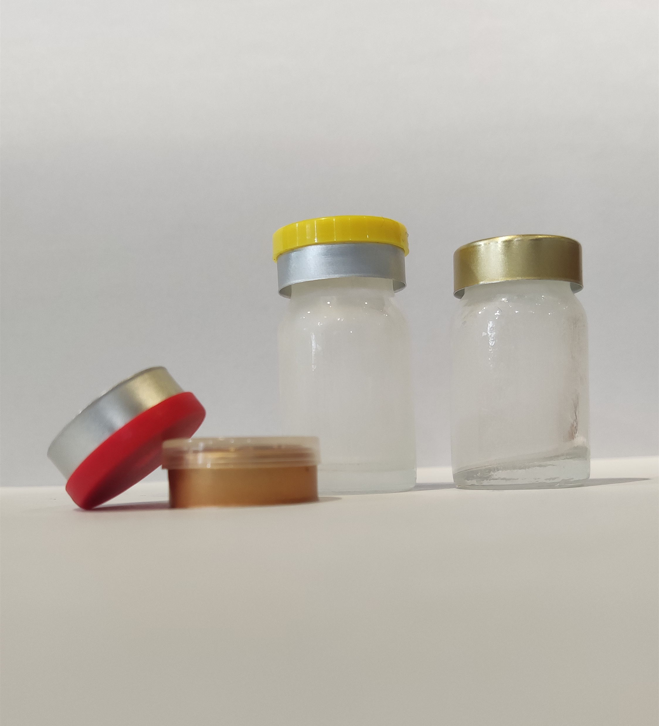 5ml Vulcanized Molded Glass Vial Hot Stamping Glass Reagent Bottles