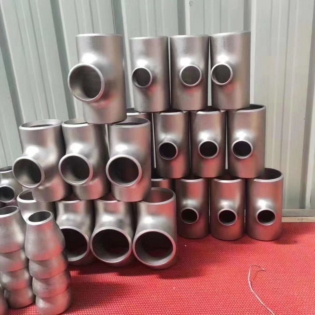 BSPP SCH 40 Carbon Steel Tees Equal / Galvanised Malleable Iron Pipe Fittings Bull Head