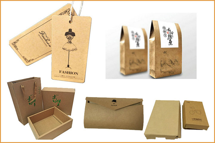 FSC Custom Made 100g - 450g 100% Virgin Pulp Brown Craft Paper For Wrapping