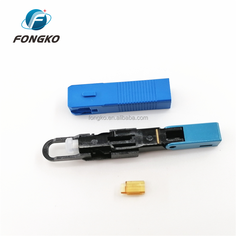 OEM multimode Fiber Optic Fast Connector Sc Upc for FTTH Communication FKSU017