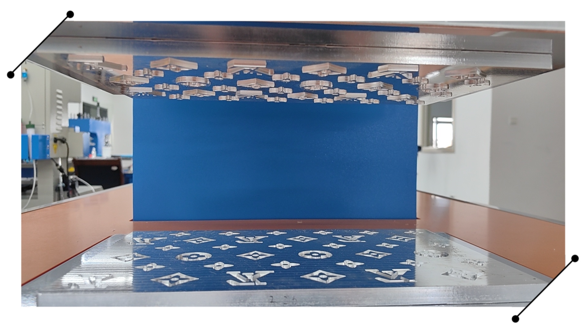 KY-0203 Industrial-Grade Silicone Embossing Machine For Clothing Labels