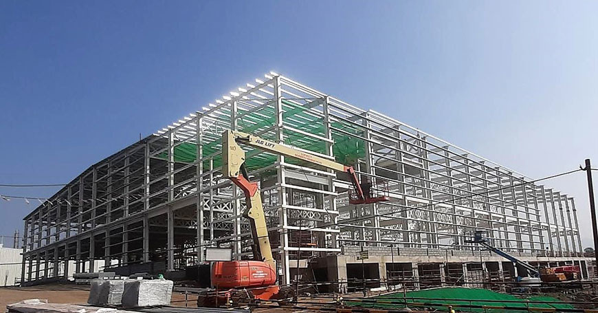 S355 H Section Steel Structural Workshop Prefabricated Metal Construction Building