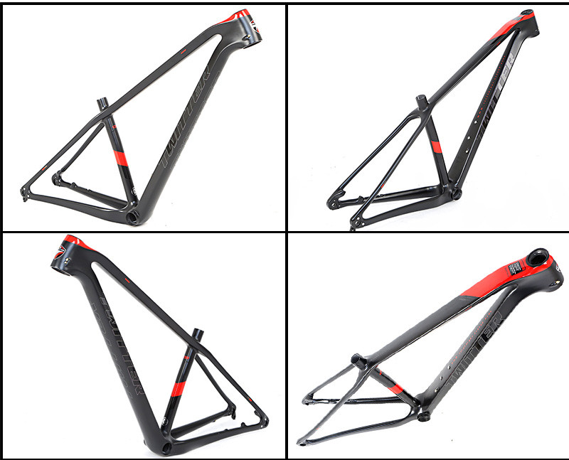 148mm Thru Axle Carbon Fiber MTB Frame WARRIOR Pro For Bike
