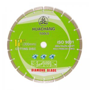 Buy cheap 300x25.4mm 12 Inch Dry Cut Segmented Diamond Blade For Granite Stone Cutting Dual Purpose product